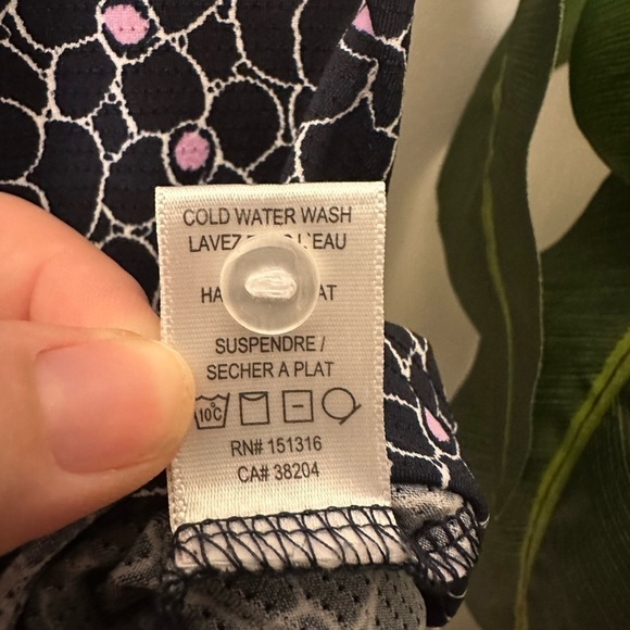 Sport Haley Navy and Lilac Floral Top. Size Small - Picture 11 of 12